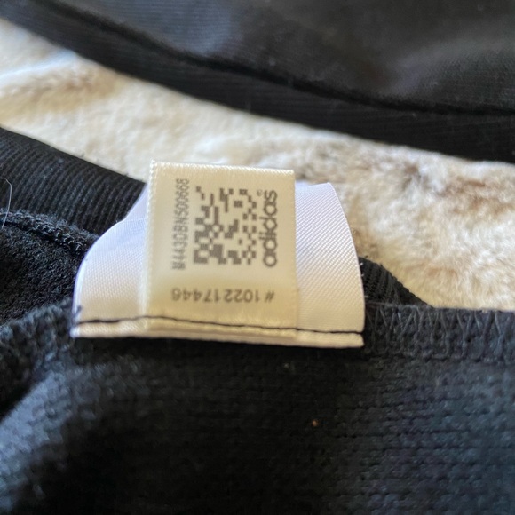 Men’s Adidas 3/4 zip athletic top, Black 100% Polyester size Large - Picture 7 of 11